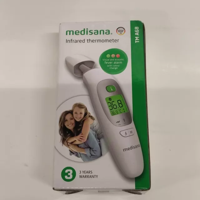 Medisana Infrared Thermometer TM A68, Fever  Kids, adults Colour Change Alarm