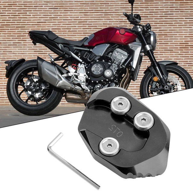 Plaque D'agrandissement Pour Béquille Latérale Moto BMW R1250RT/RS (2019-2023) - Aluminium CNC Antidérapant