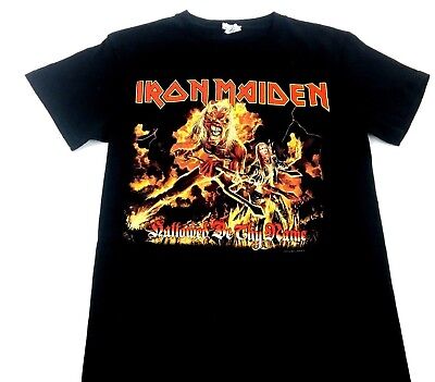 Iron Maiden shirt Hallowed be Thy Name Concert shirt Band tee Black Sabbath S