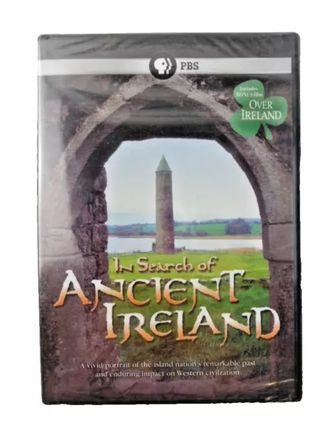 DVD - In Search of Ancient Ireland [Includes Over Ireland] New Sealed - 60 min