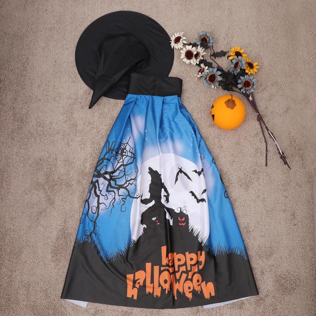 2 mantello Halloween cappello mantello cappello per Halloween