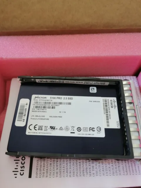 Cisco 960GB 2.5 INCH ENTERPRISE VALUE 6G SATA SSD
