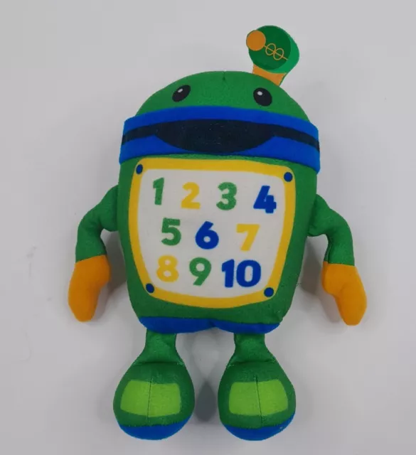 Team Umizoomi Green Blue Yellow Bot Friend Numbers Plush Doll Stuffed Animal
