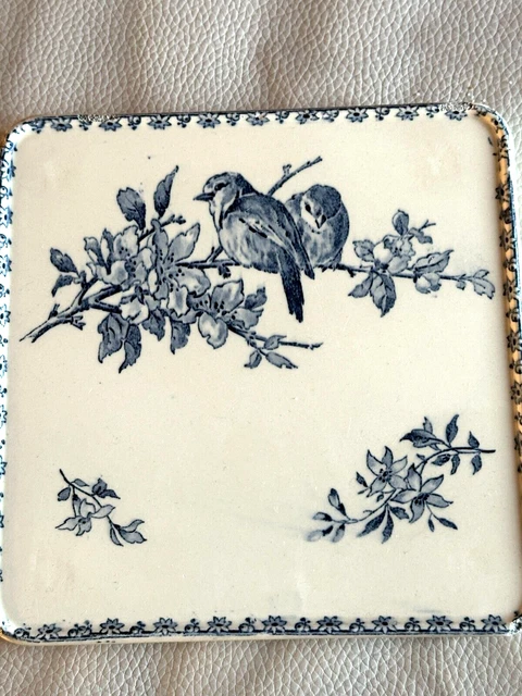 Dessous De Plat Sarreguemines - Décor Bleuet - Céramique - Années 80