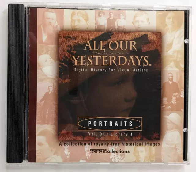 CD All Our Yesterdays Portraits Vol 1 Biblioteca 1, Imágenes Históricas Libres de Reales