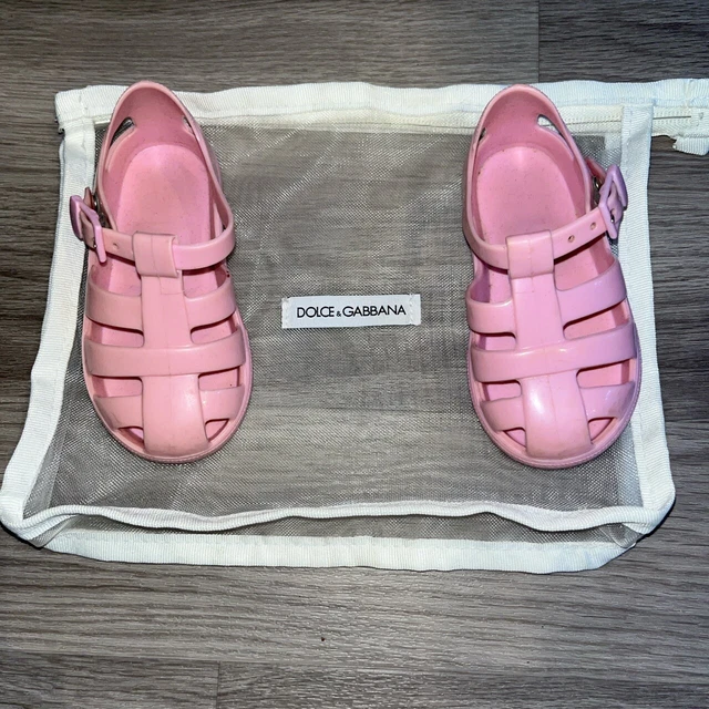 Dolce and gabbana baby jelly shoes new arrivals