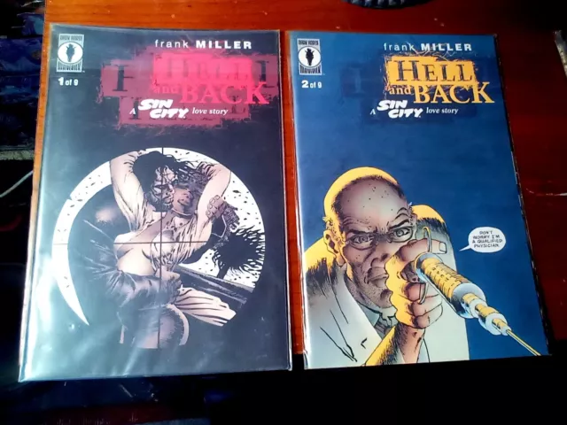 SIN CITY, HELL AND BACK #1 - #8 -(1999.DARK HORSE) by Frank Miller