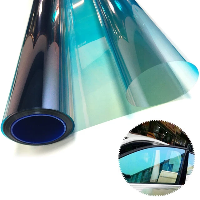 Roll Vehicle Decoration Chameleon Solar Film Purple Blue Window Tinting Carsfilm