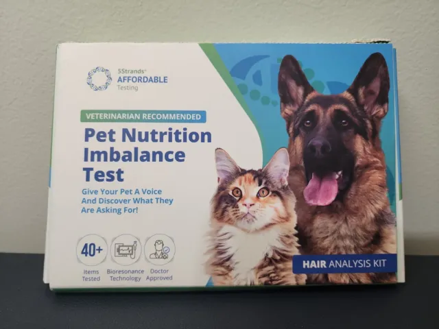 5Strands Pet Nutrition Imbalance Test 40+ Items Tested Hair Analysis