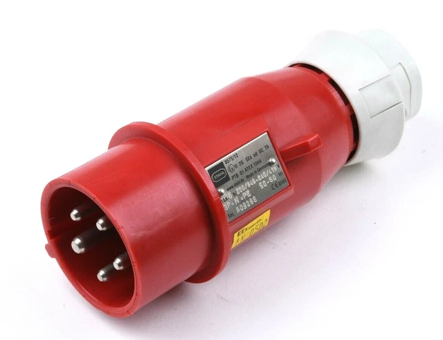 BBC CEAG CEE Stecker GHG5641100V0 CEE-Plug Ex Schutz 3-polig 15A 42V AC IP54 eBa