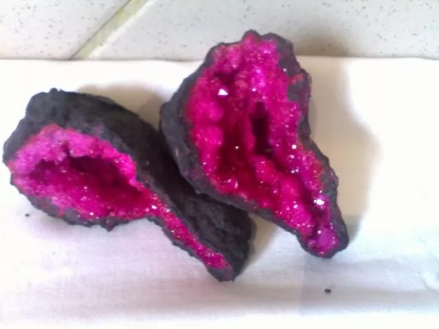 Quarz Druse Geode Marokko Pink 2