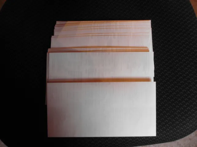 30 Briefumschläge  DIN lang 110 x 220mm selbstklebend ohne Fenster innen bedruck