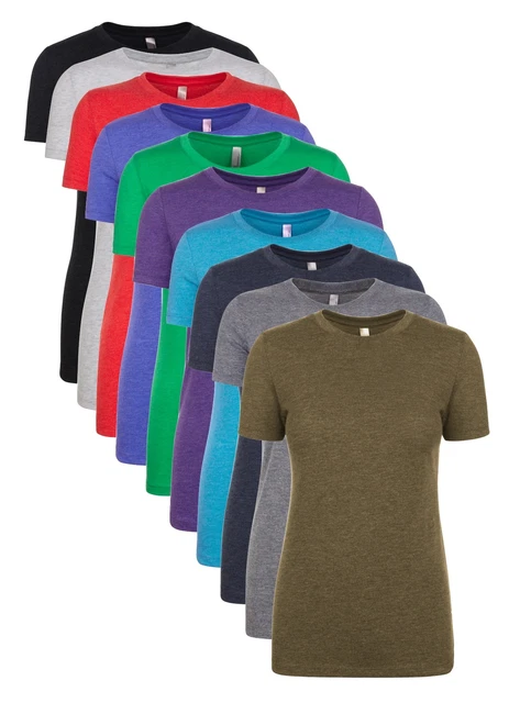 Donna Next Level Tri-Blend Tee Girocollo T-Shirt