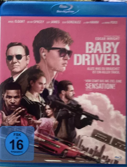 Bluray Baby Driver -   Action Thriller - Kevin Spacey