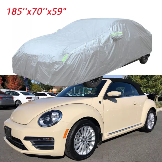 For VW Golf GTI Jetta Beetle Car Cover Rain Sun Snow Dust Water Resistant 185"