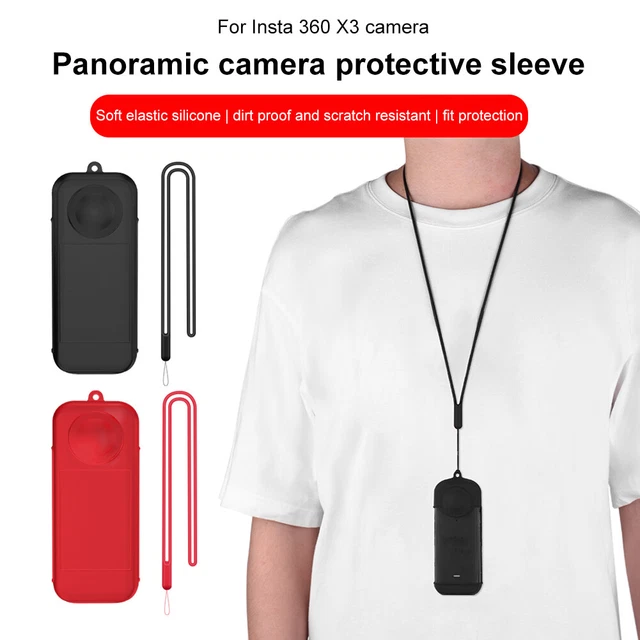 Silicone Body Protector Cover Anti Slip Camera Case Scratchproof for Insta360 X3 3