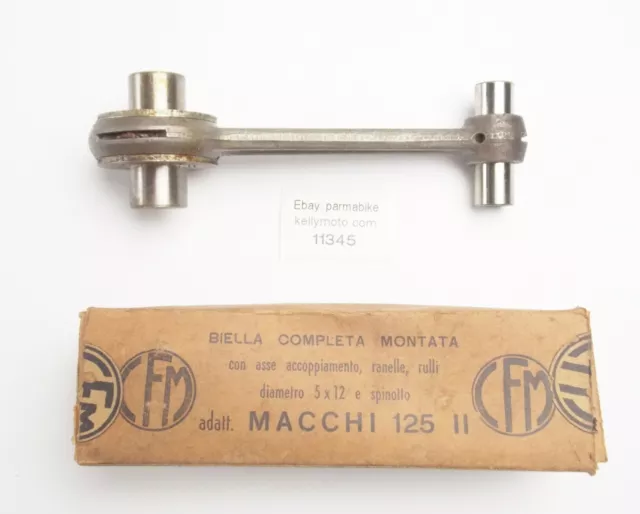 NOS CFM Motore Manovella Connessione Asta+Cuscinetti+ Perni CPL Macchi 125 Cc