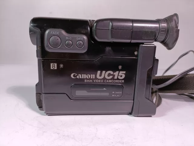 Videocamera Vintage venduta come NON FUNZIONANTE Canon UC15 8mm camcorder