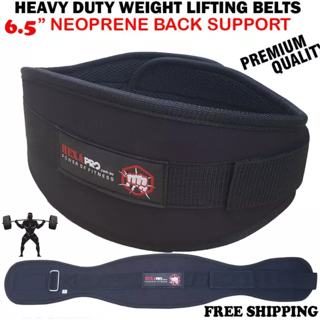 BodyBuilding Weight Lifting Fitness Gym Neoprene Wide Double Back Support Belt