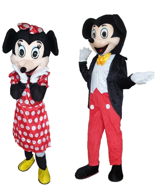 MASCOTTE TOPOLINO MINNIE costume carnevale adulti maschera coppia singolo  mickey EUR 499,00 - PicClick IT