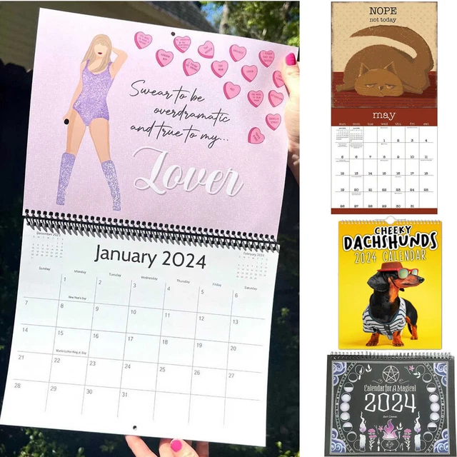 TAYLOR ERAS TOUR Calendar 2024, Music Posters Album Cover Poster