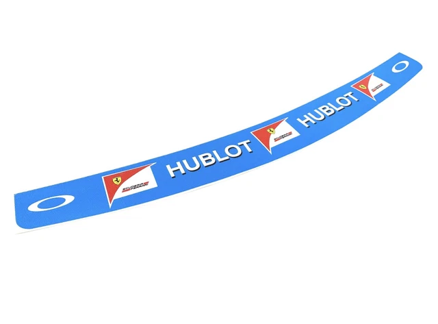 Alonso F1 Ferrari Arai Bell Helmet Visor Sticker Motorsport Karting Blue Hublot