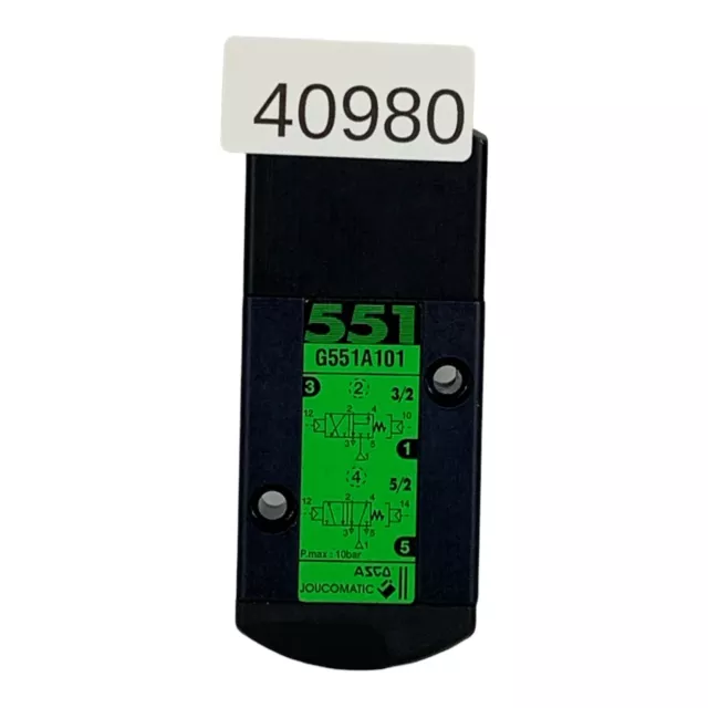 Asco JOUCOMATIC G551A101 Pneumatic Solenoid Valve