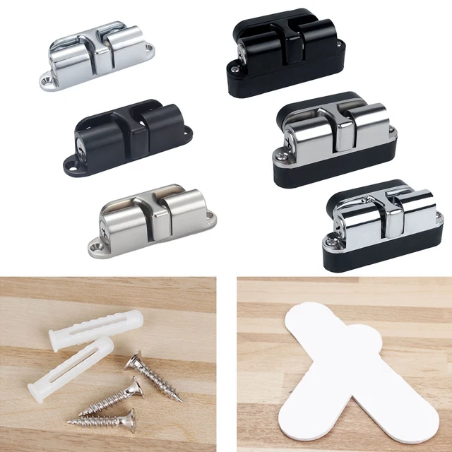 Hebilla táctil para puerta invisible de aleación de zinc duradera y elegante