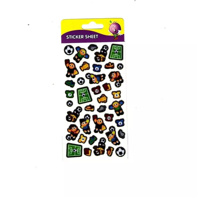 Purple Peach Football Sticker Sheet (SG28594)