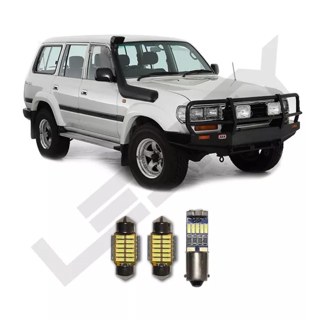 Interior Led Light Upgrade Kit For Toyota Landcruiser 80 Series - 1990-1998