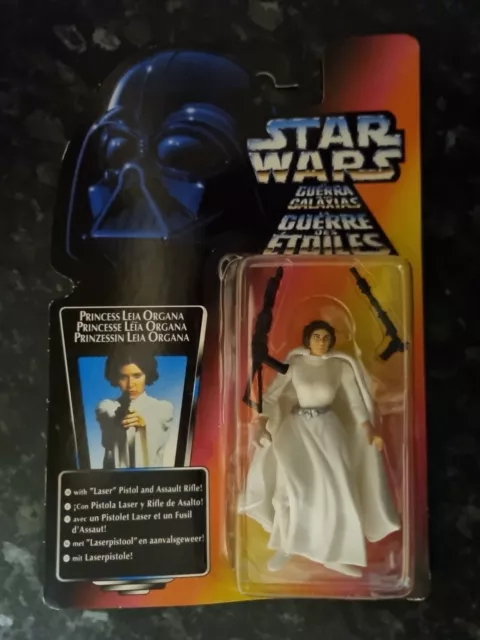 Star Wars Power of the Force (Red Euro) - Princess Leia Organa Action Figure