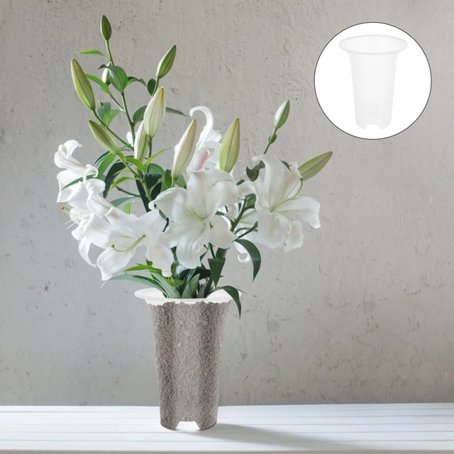 5pcs Breathable Plant Pot Plastic Flower Pots Orchid Planting Pots Garden Supply