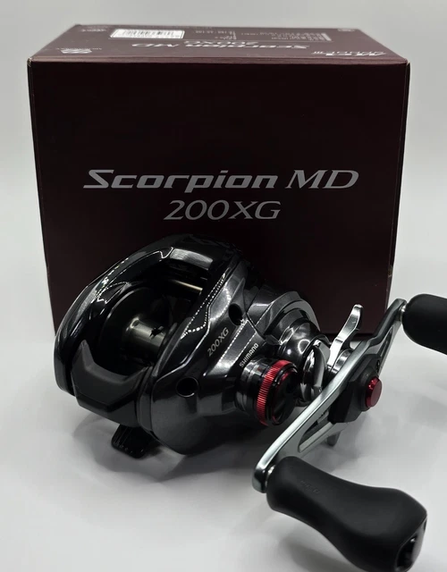 リール SHIMANO Scorpion MD 200XG 2024 Shimano Scorpion MD 200XG Right Handle 8.5 1 Gear