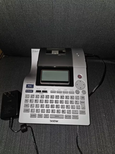 Brother P-touch Ribbon & Tape Label Printer Machine Tested And Works