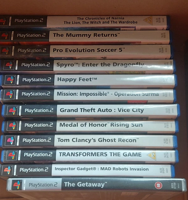 ps2 games bundle joblot of 12 