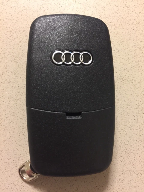 2x Audi OEM Smart Key Fob Remote Transmitter + Uncut Key Insert – IYZ-AK2, 433MHz