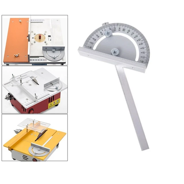 Guide D'Angle Pour Scie à Table 450mm - Rail En T Avec Bouton De Guidage En Laiton Pour Coupes Précises