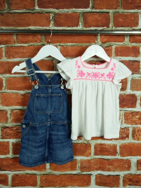 Girls Baby Bundle Age 18-24 Months Baby Gap Denim Dress Top Outfit Summer 92Cm