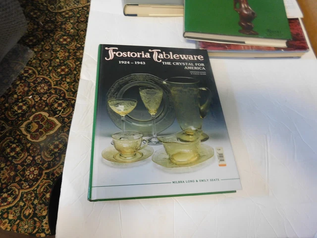 Vintage Fostoria Book Tableware 1924-1943 Published 1999