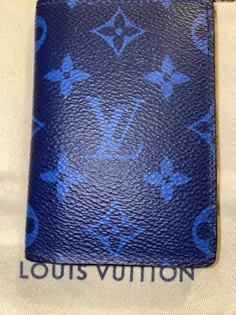 NWT Louis Vuitton Blue Watercolor Abloh Pocket Organizer SOLD OUT M80455