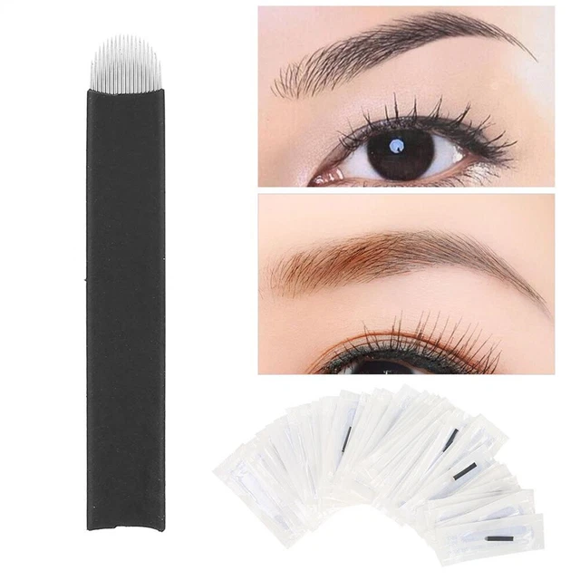 Microblading Needles Microblades Disposable Eyebrow Blade Brow Tattoo Nano