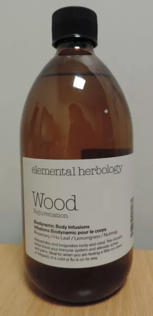 Elementarkräuterkunde Holzverjüngung Biodynamischer Körperaufguss Massage 490ml