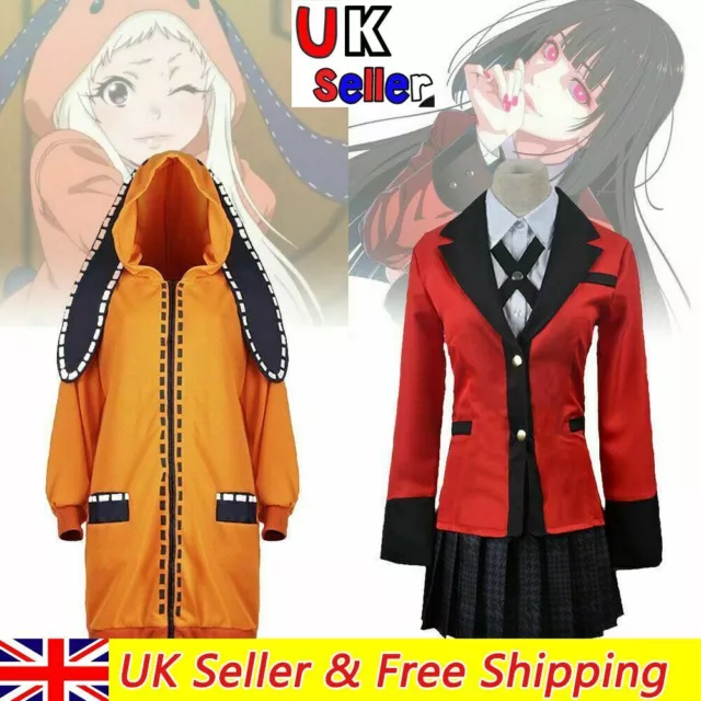 Anime Kakegurui Yumeko Jabami Costumes 6pcs/set 