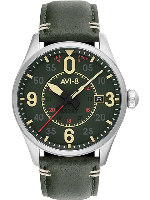 AVI-8 AV-4090-03 Spitfire Automatico Orologio Uomo 42mm 5ATM
