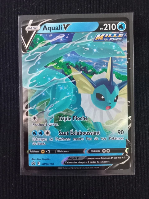 Aquali V SWSH150 PROMO French Pokemon Sword & Shield Card