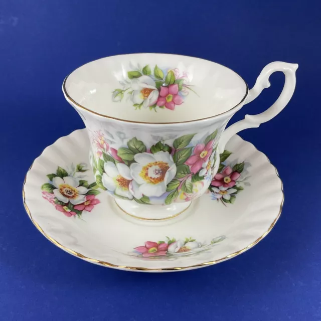 Royal Albert - Summertime Series - Woodborough - Bone China Tea Cup And Saucer