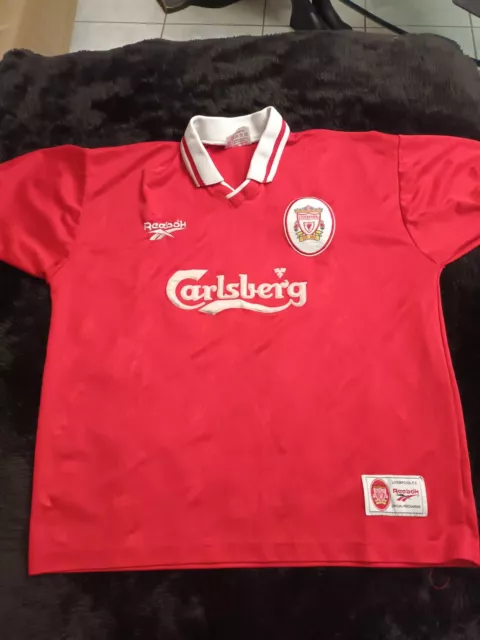 Trikot Reebok FC Liverpool GR 42/44 oder 52 made in UK