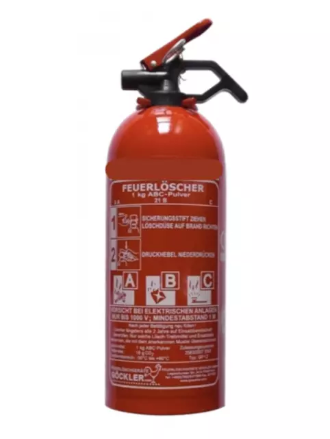 1kg Abc Poudre Extincteur Aufladelöscher Voiture Bateau Autofeuerlöscher