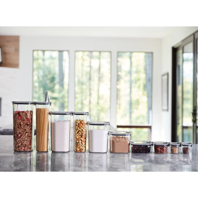 RUBBERMAID BRILLIANCE TRITAN Plastic Food Storage Pantry Set 14