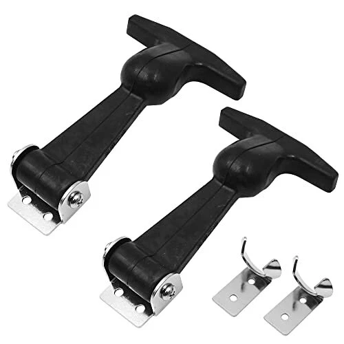 Lot De 2 Boucles De Plancher Marines ZFIHAV – Poignées De Capot En Acier Inoxydable, 5x5x0,5 Cm, Argent, Faciles à Installer, Pour Bateaux